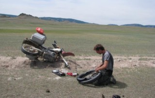 Gabe Bolton with CyclePump in Kazakhstan, Central Asia