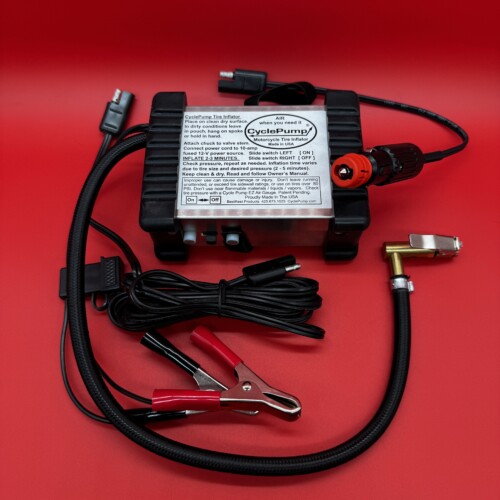 Tire Inflator CyclePump EXPEDITION for Motorcycles, Cars, and Bicycles